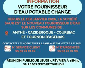 illustration - Changement de fournisseur d'eau potable sur 4 communes 