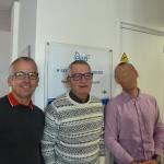 Photo -  Christophe DUBREL, Bruno BAILLY et Rudy-Jean-Roger CREVEUIL