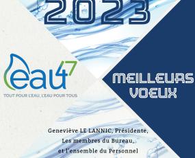 illustration - EAU47 vous souhaite ses Meilleurs Vœux